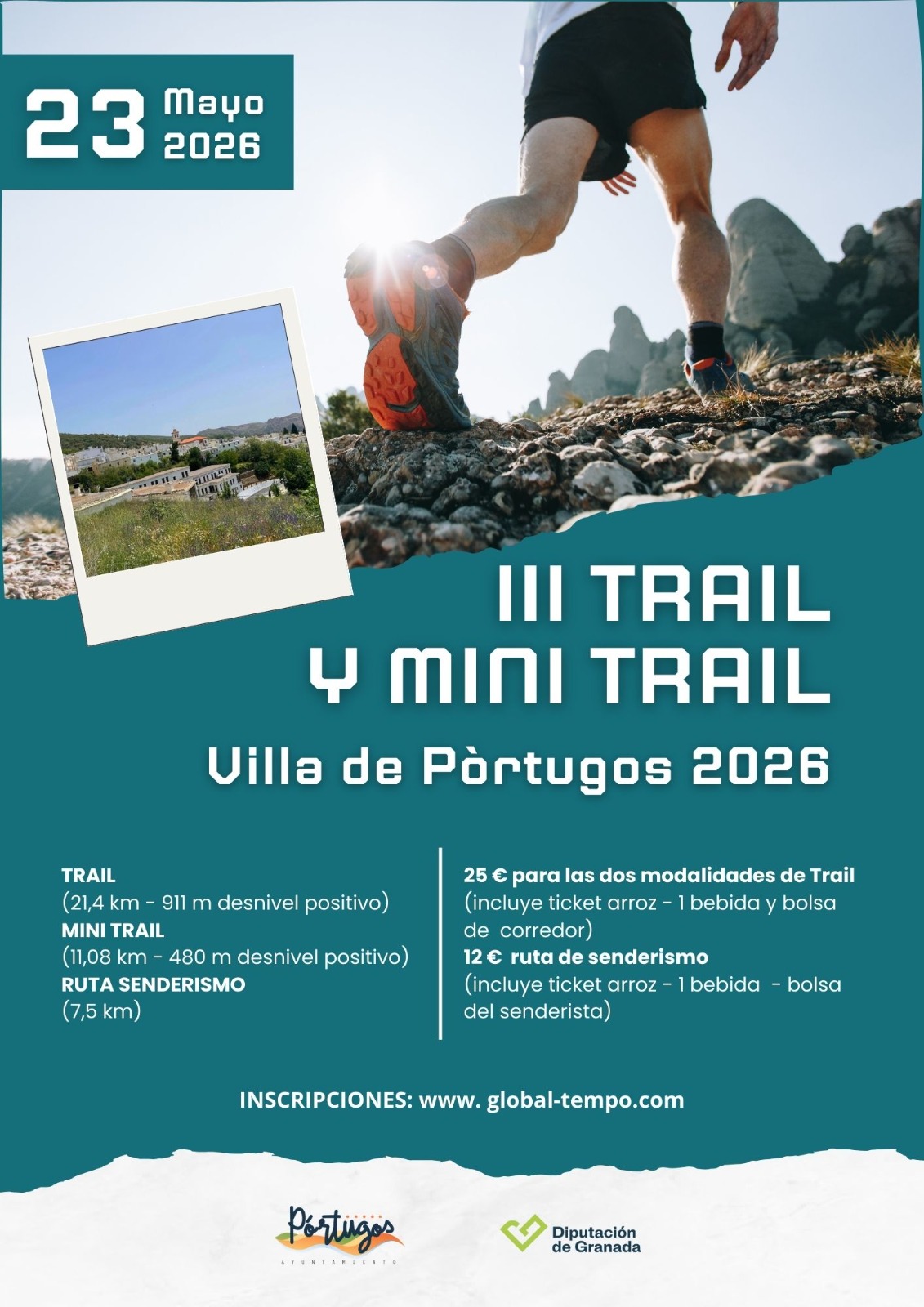III TRAIL Y MINI TRAIL VILLA DE P�RTUGOS - CIRCUITO CXM DIPUTACI�N DE GRANADA
